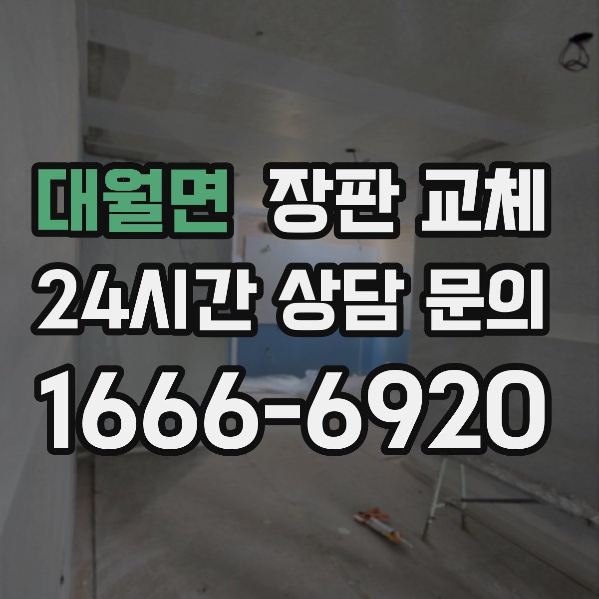 대월면 장판 교체