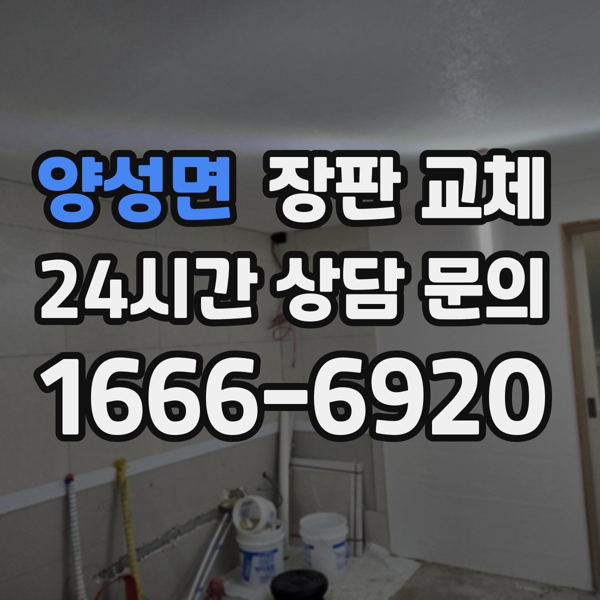 양성면 장판 교체
