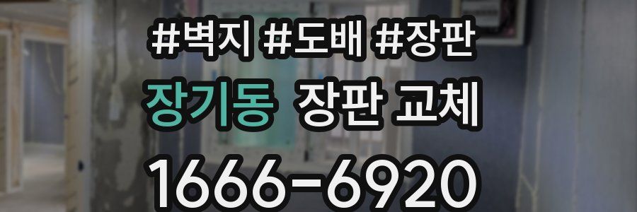 장기동 장판 교체