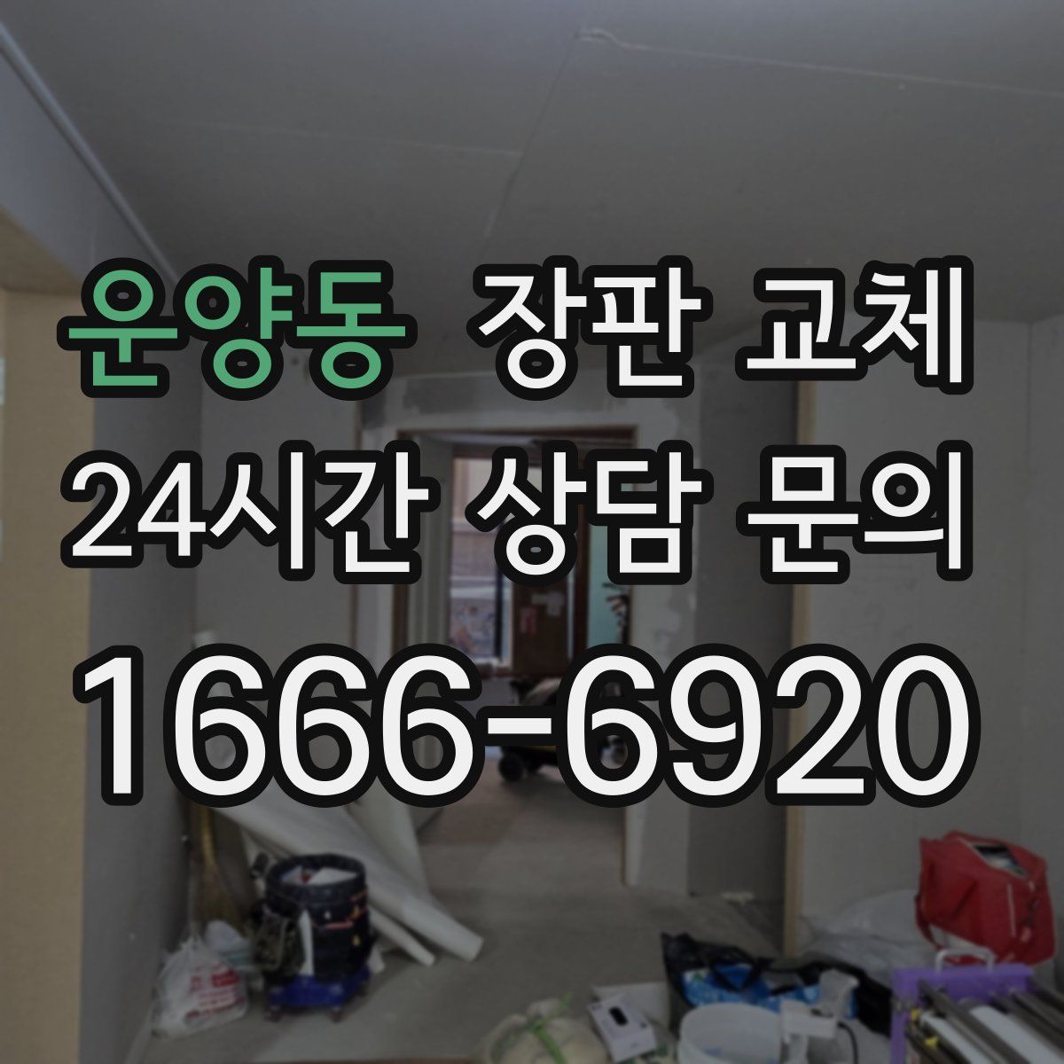 운양동 장판 교체