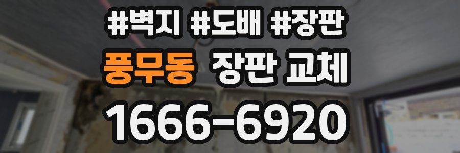 풍무동 장판 교체