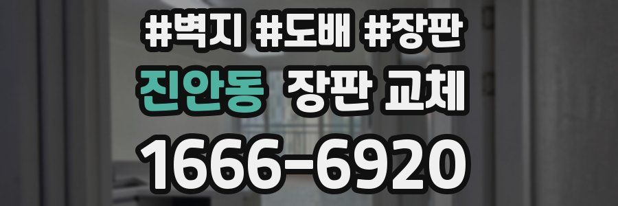 진안동 장판 교체