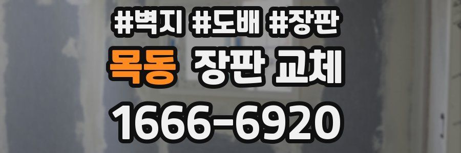 목동 장판 교체