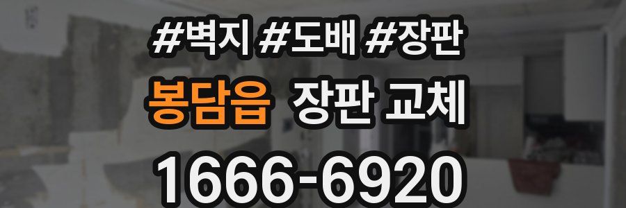 봉담읍 장판 교체
