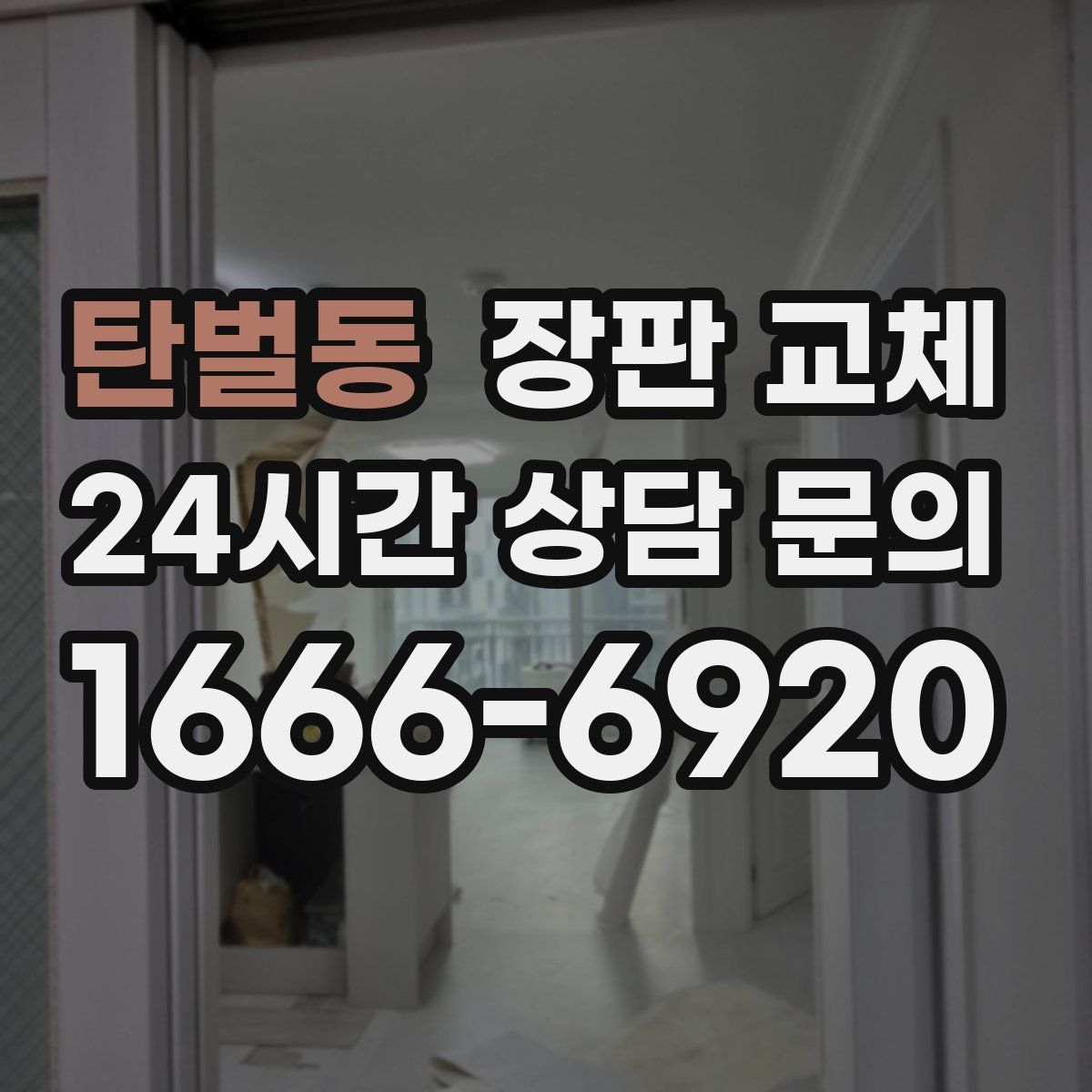 탄벌동 장판 교체