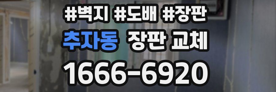 추자동 장판 교체