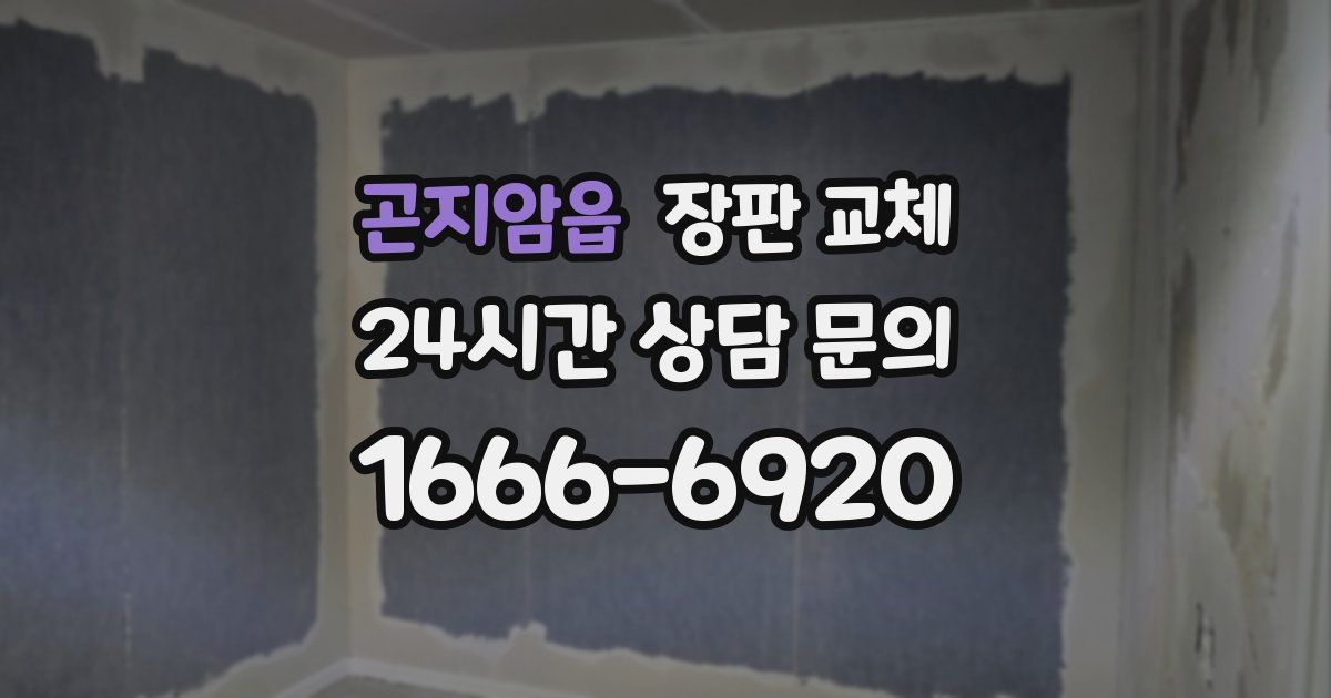 곤지암읍 장판 교체