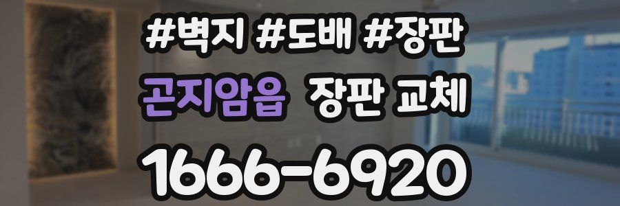 곤지암읍 장판 교체