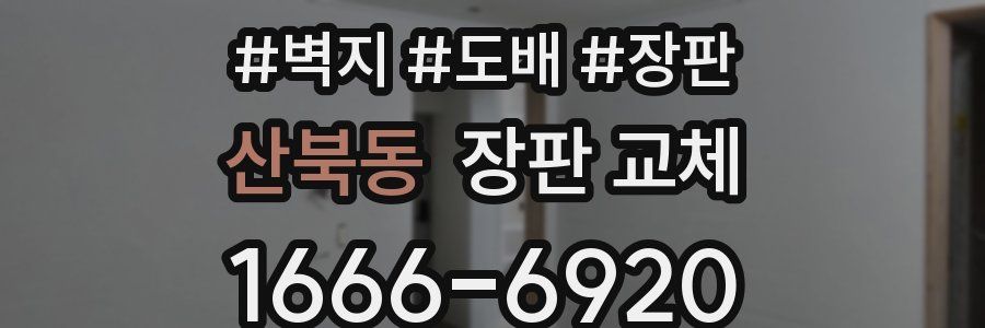 산북동 장판 교체