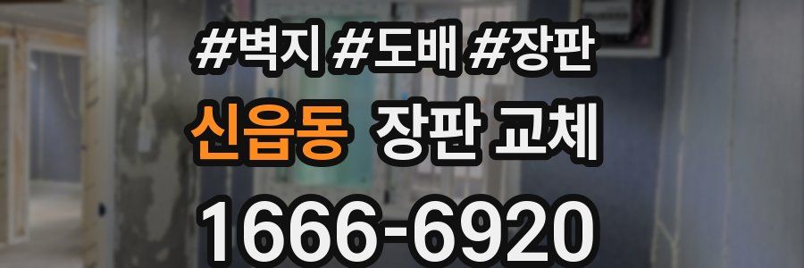 신읍동 장판 교체