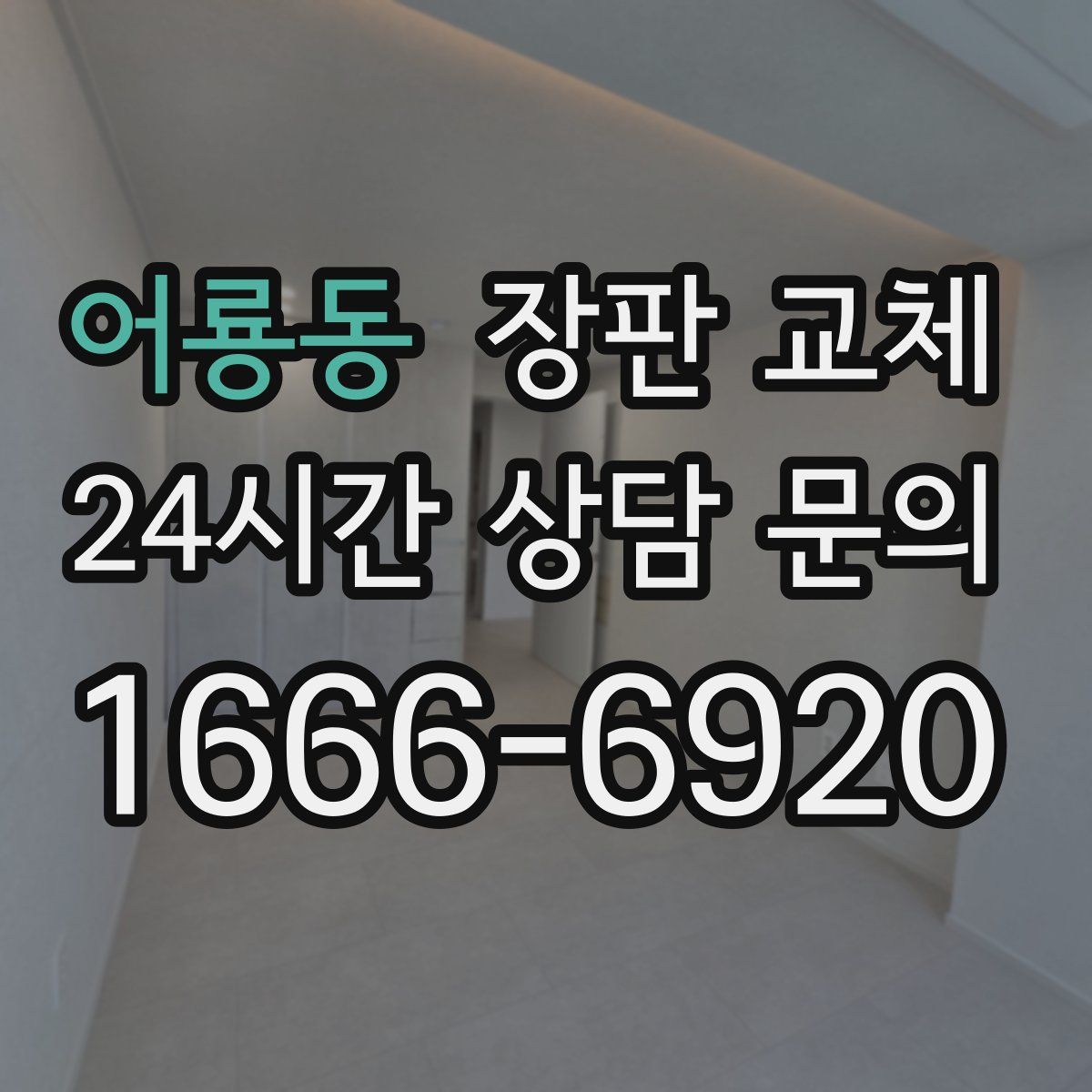 어룡동 장판 교체
