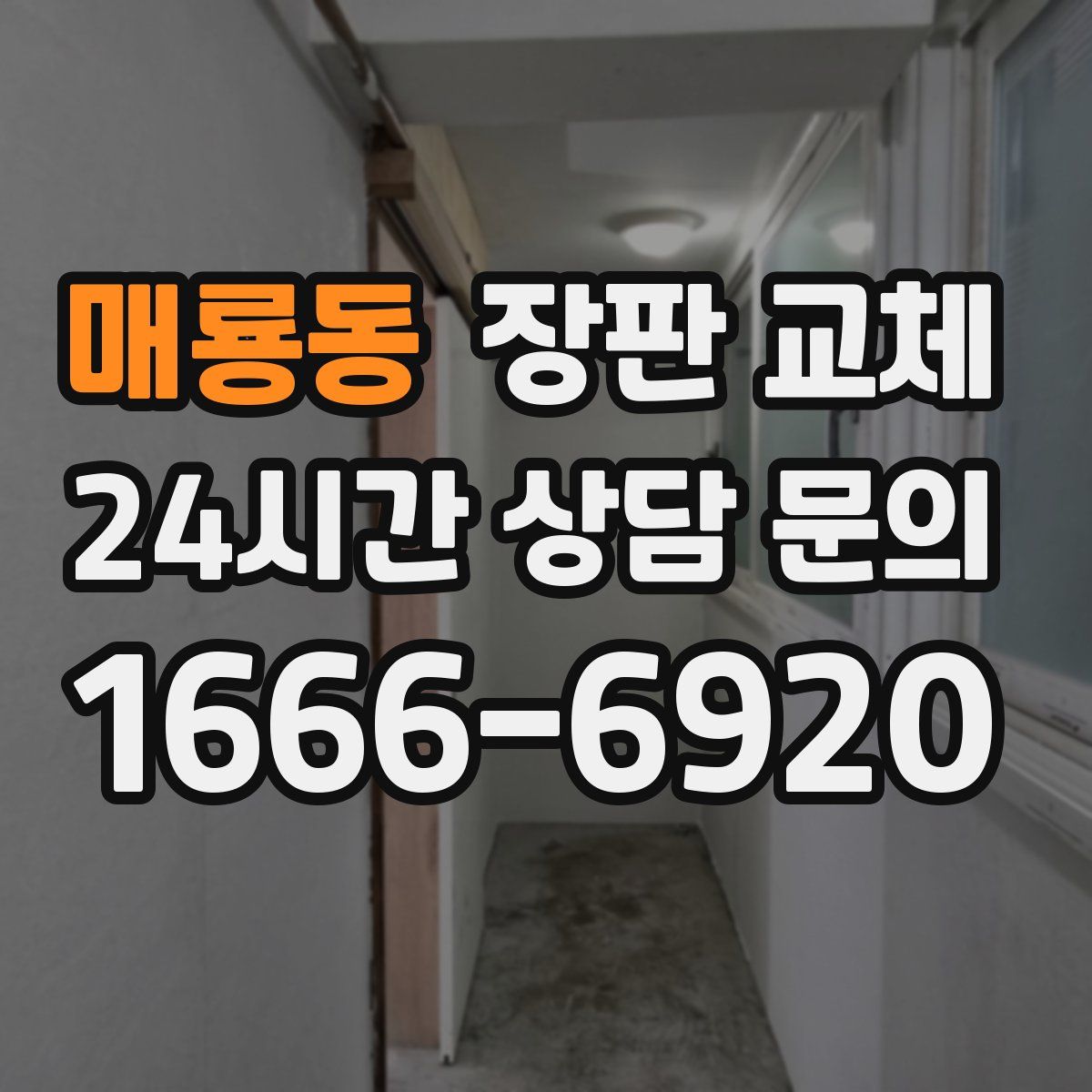 매룡동 장판 교체
