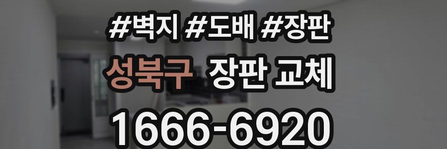 성북구 장판 교체
