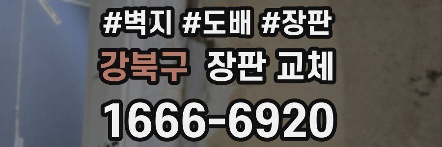 강북구 장판 교체