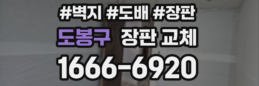 도봉구 장판 교체