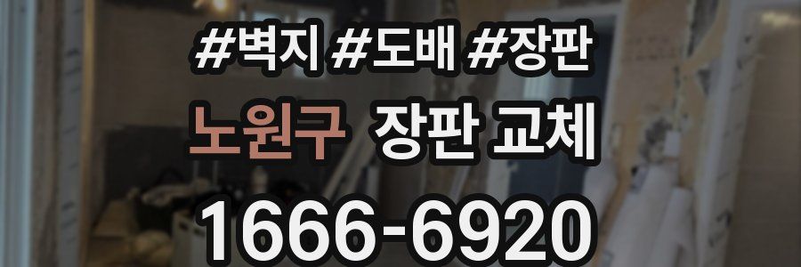 노원구 장판 교체