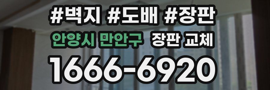 안양시 만안구 장판 교체
