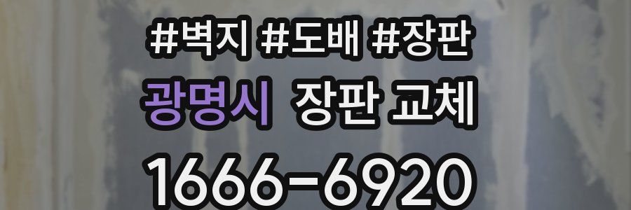 광명시 장판 교체