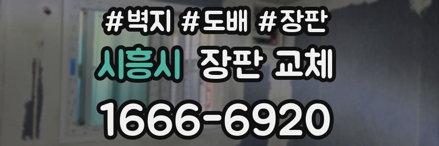 시흥시 장판 교체