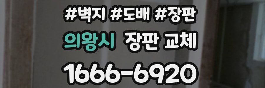 의왕시 장판 교체