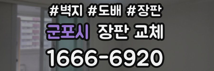 군포시 장판 교체