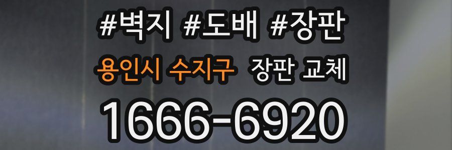 용인시 수지구 장판 교체