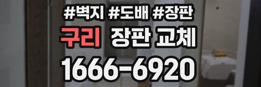 구리 장판 교체