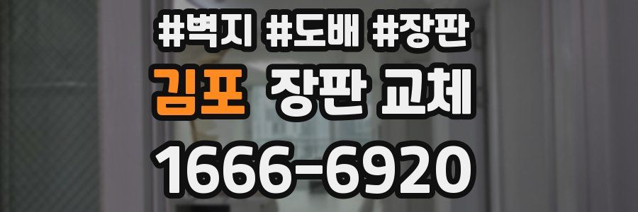 김포 장판 교체