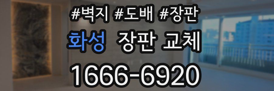 화성 장판 교체