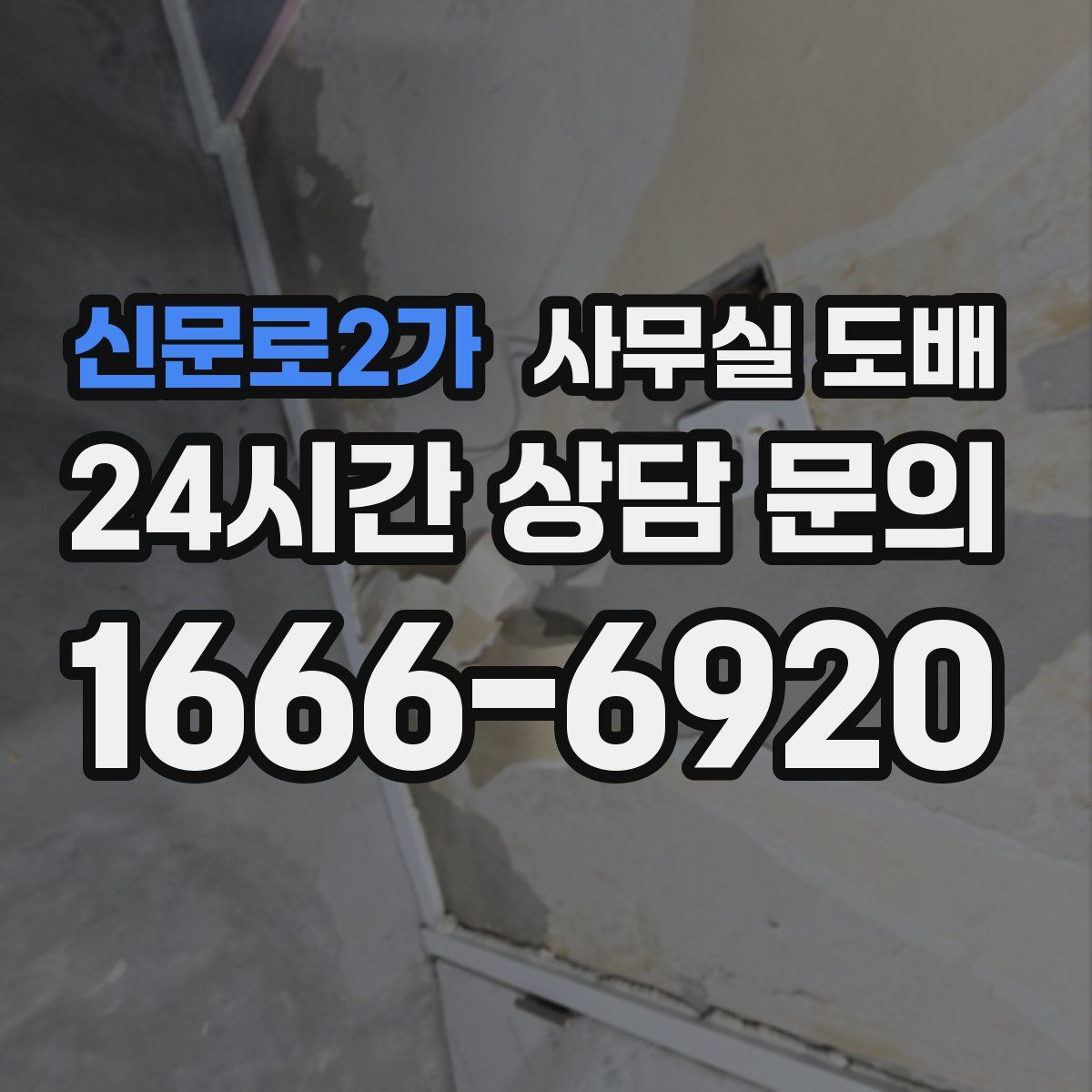 신문로2가 사무실 도배