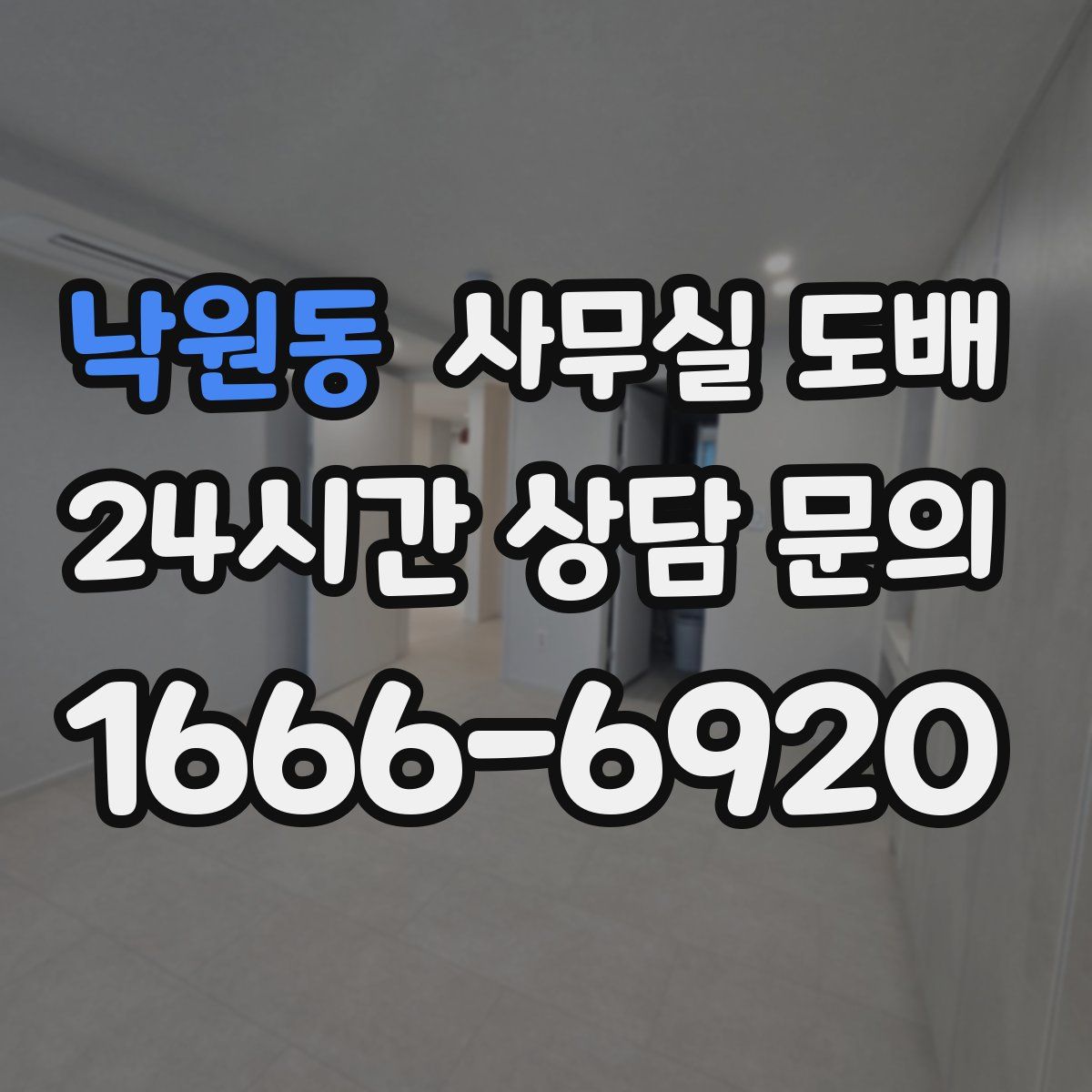 낙원동 사무실 도배