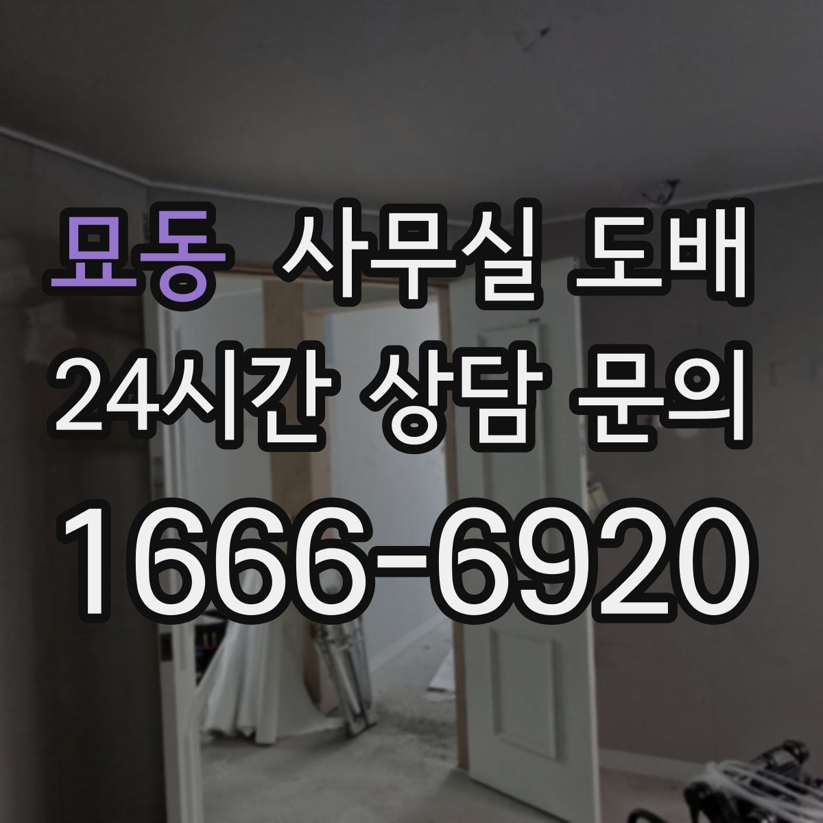 묘동 사무실 도배