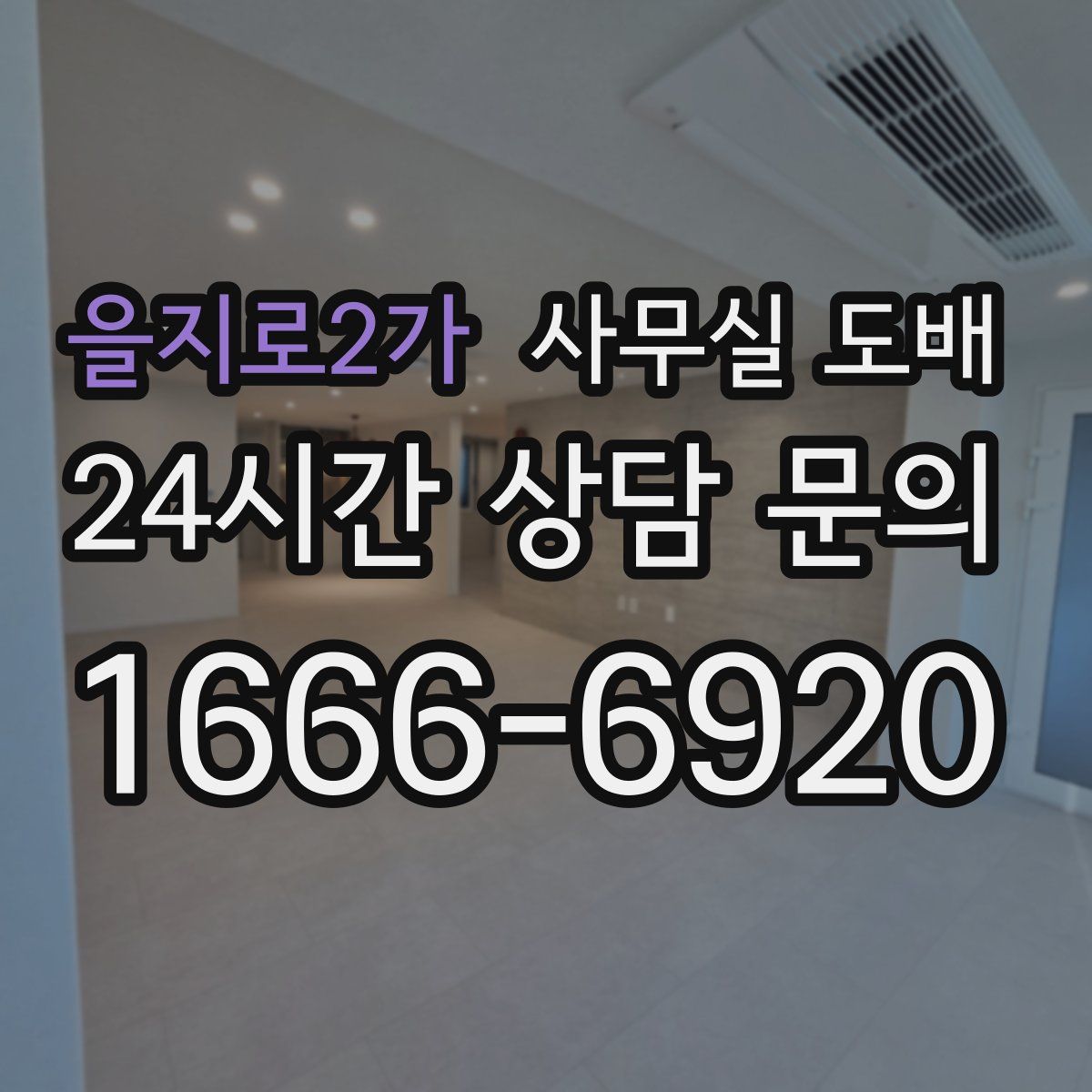 을지로2가 사무실 도배