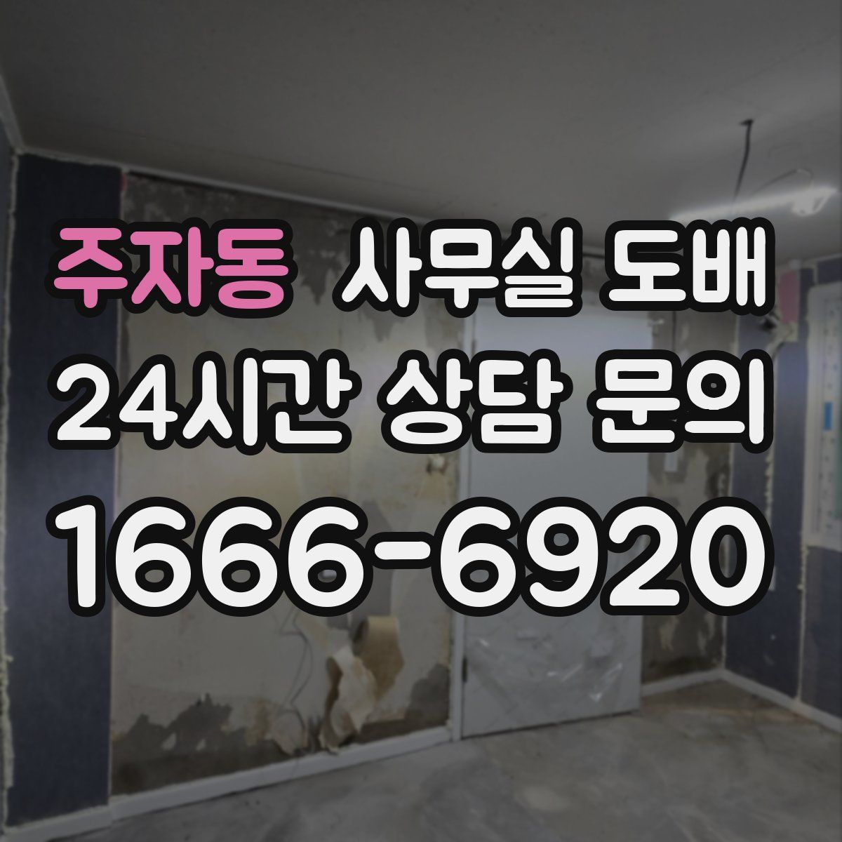 주자동 사무실 도배