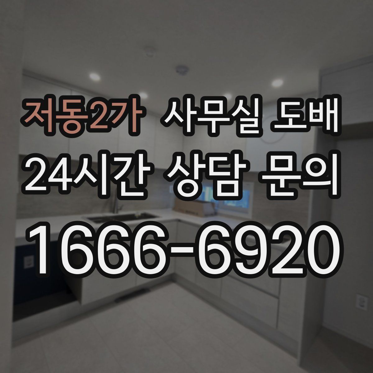 저동2가 사무실 도배