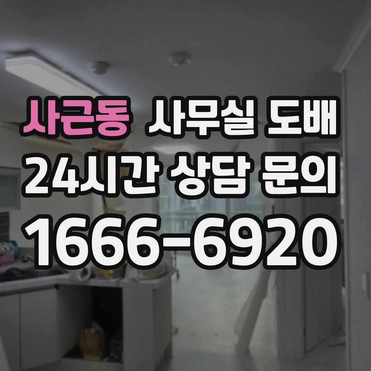 사근동 사무실 도배