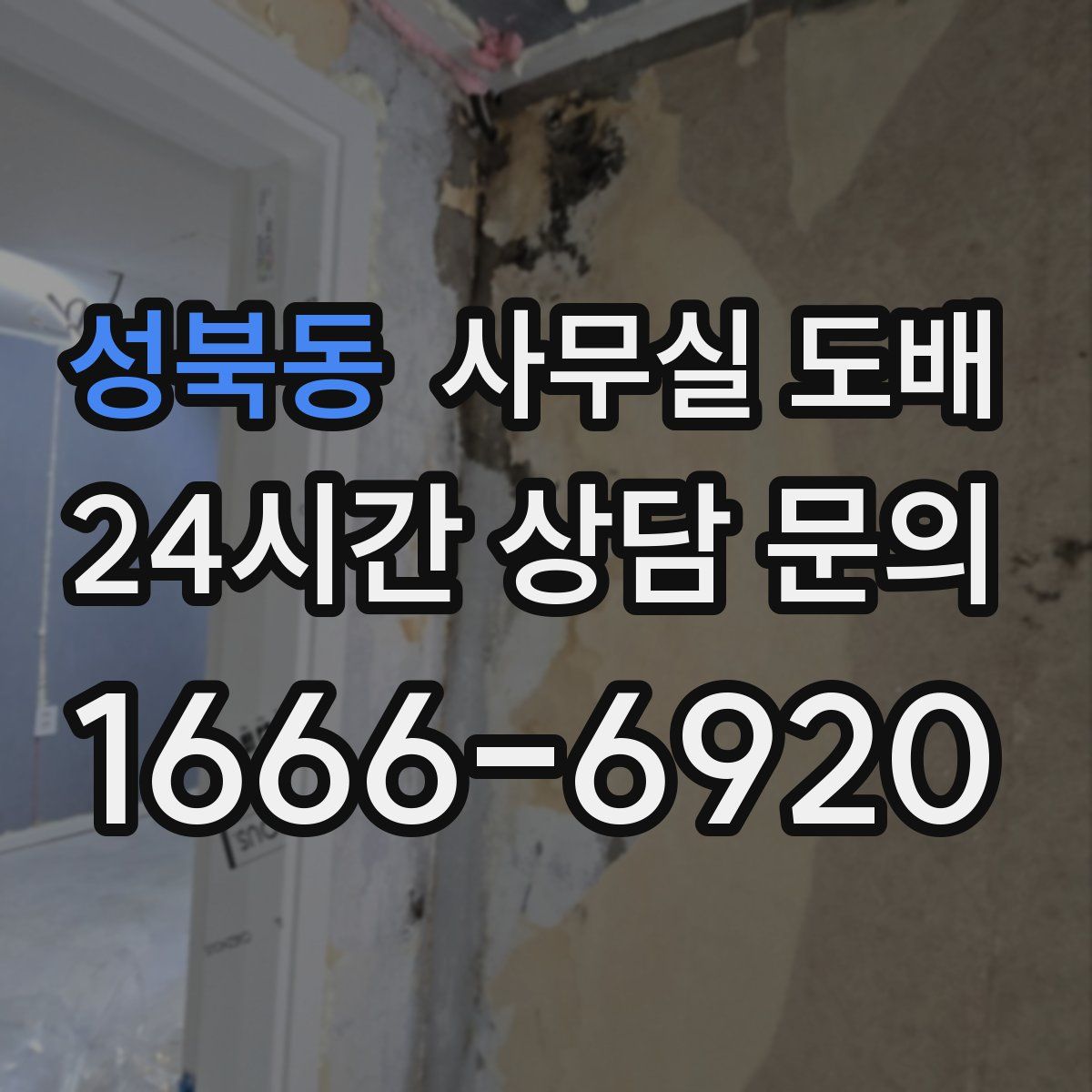 성북동 사무실 도배