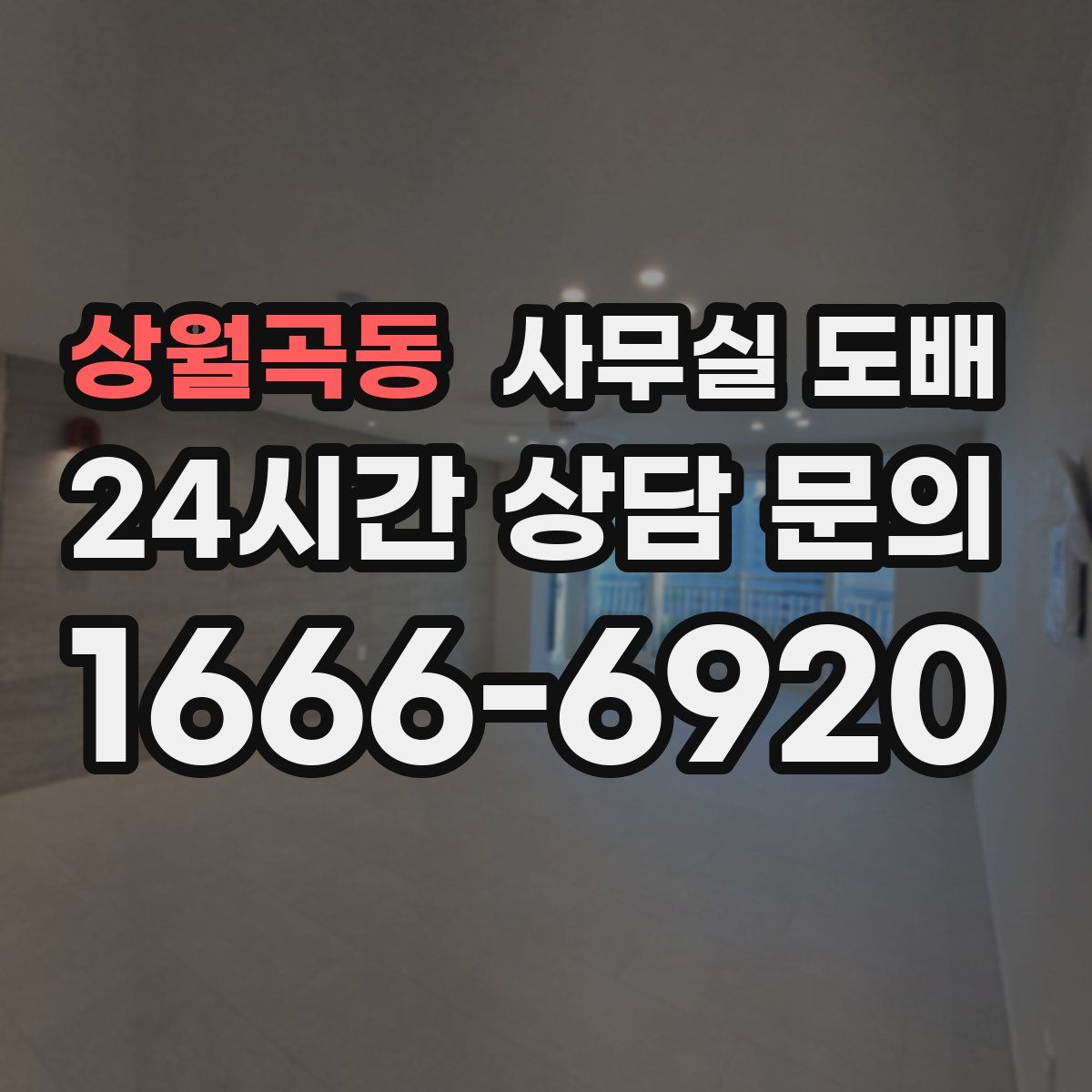 상월곡동 사무실 도배