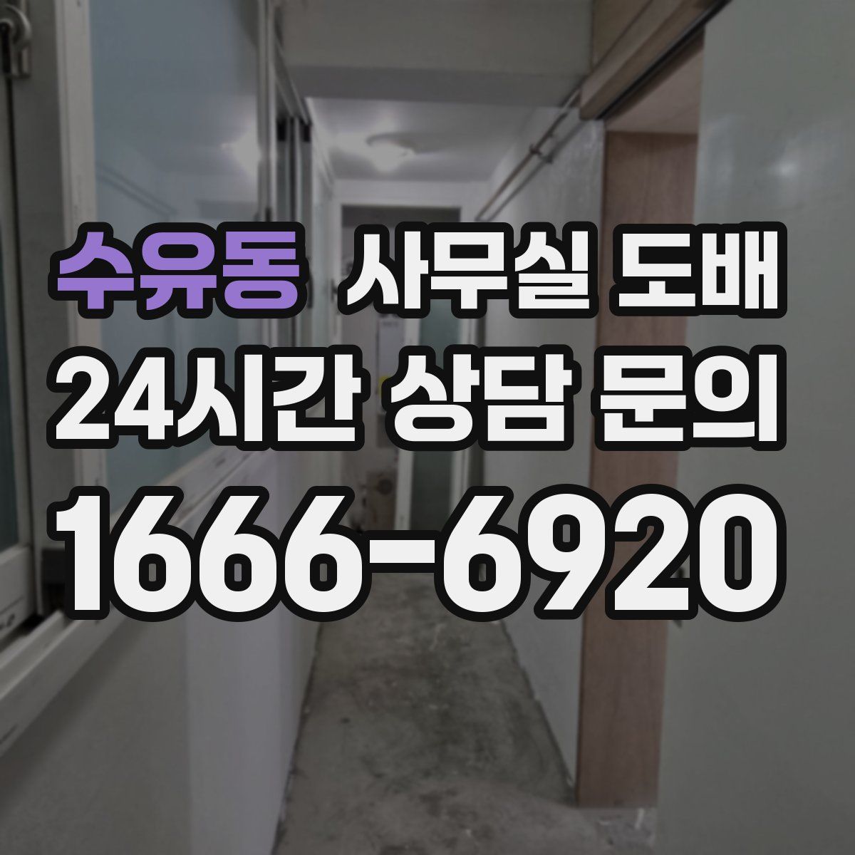 수유동 사무실 도배