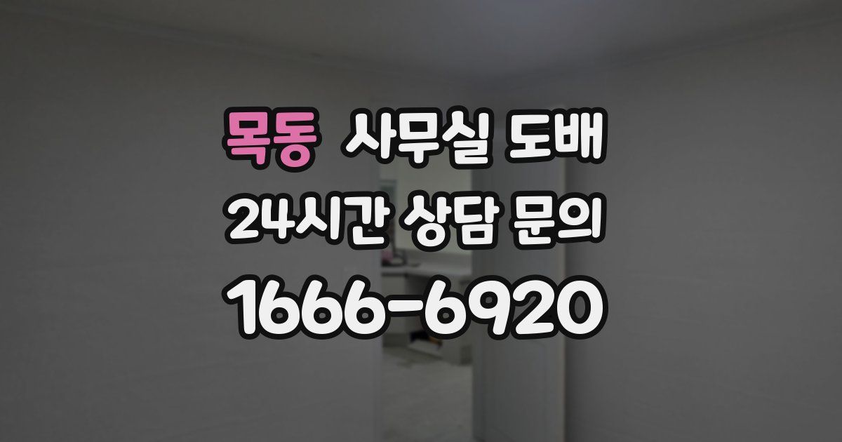 목동 사무실 도배