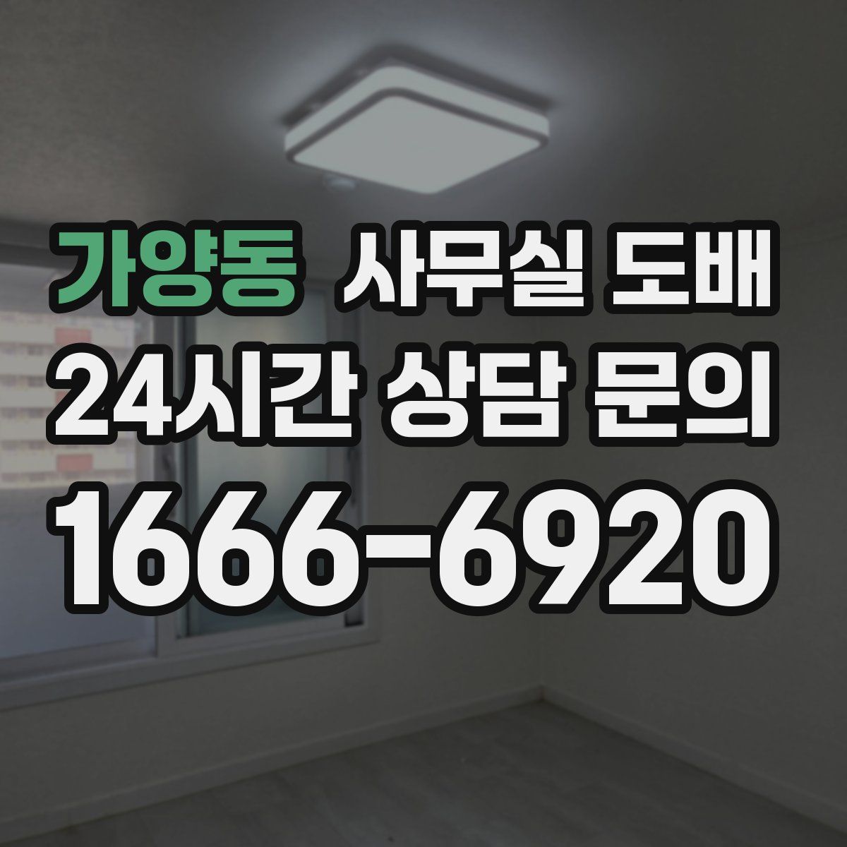 가양동 사무실 도배