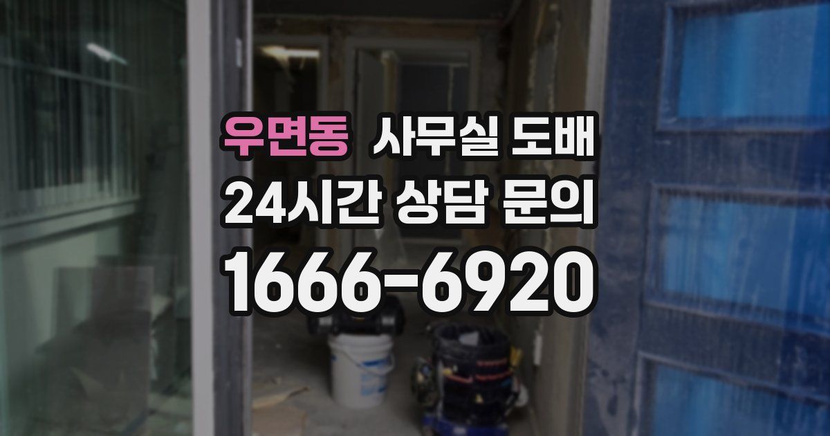 우면동 사무실 도배