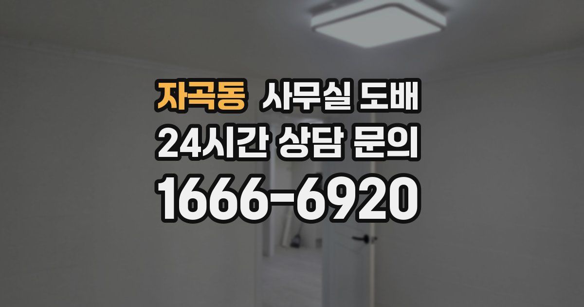 자곡동 사무실 도배