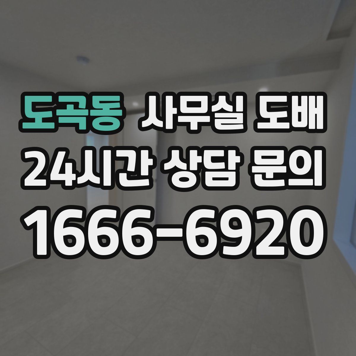 도곡동 사무실 도배