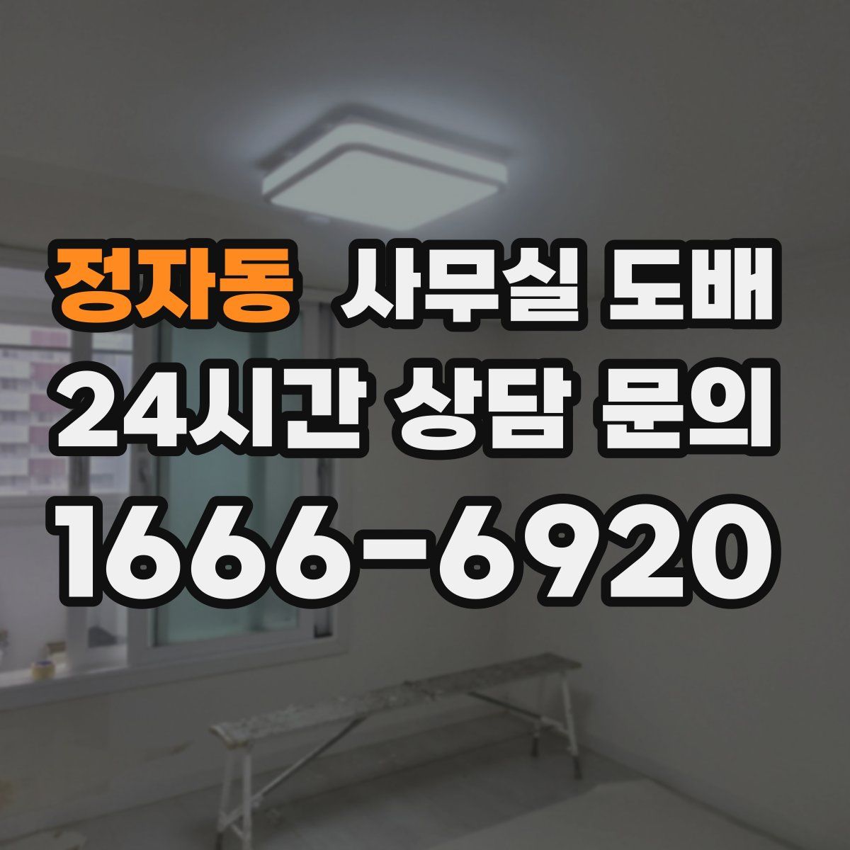 정자동 사무실 도배