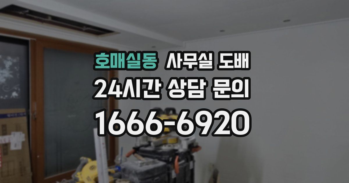 호매실동 사무실 도배