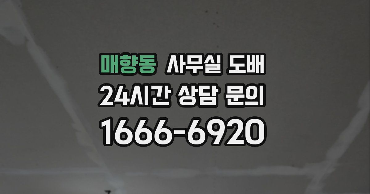 매향동 사무실 도배