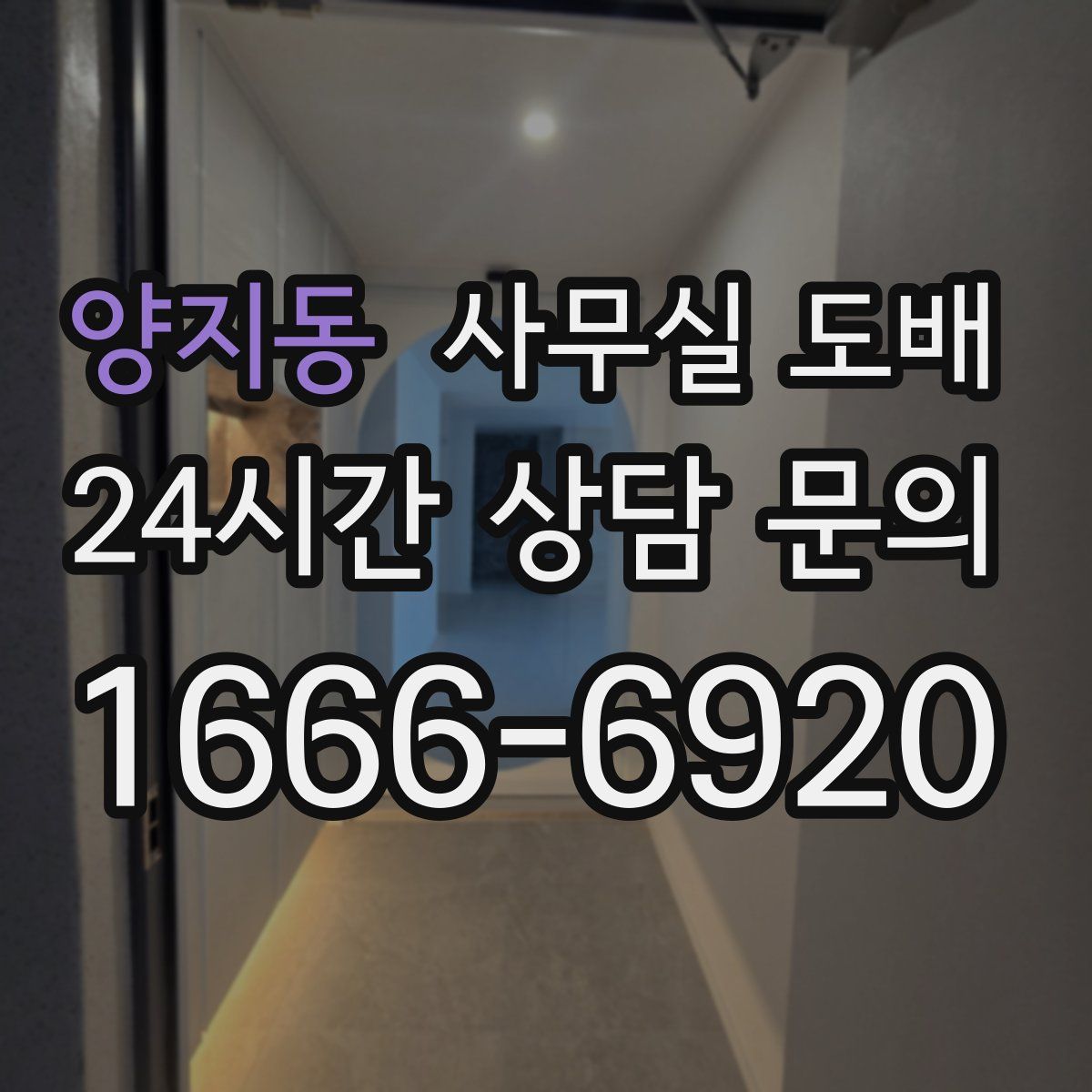 양지동 사무실 도배