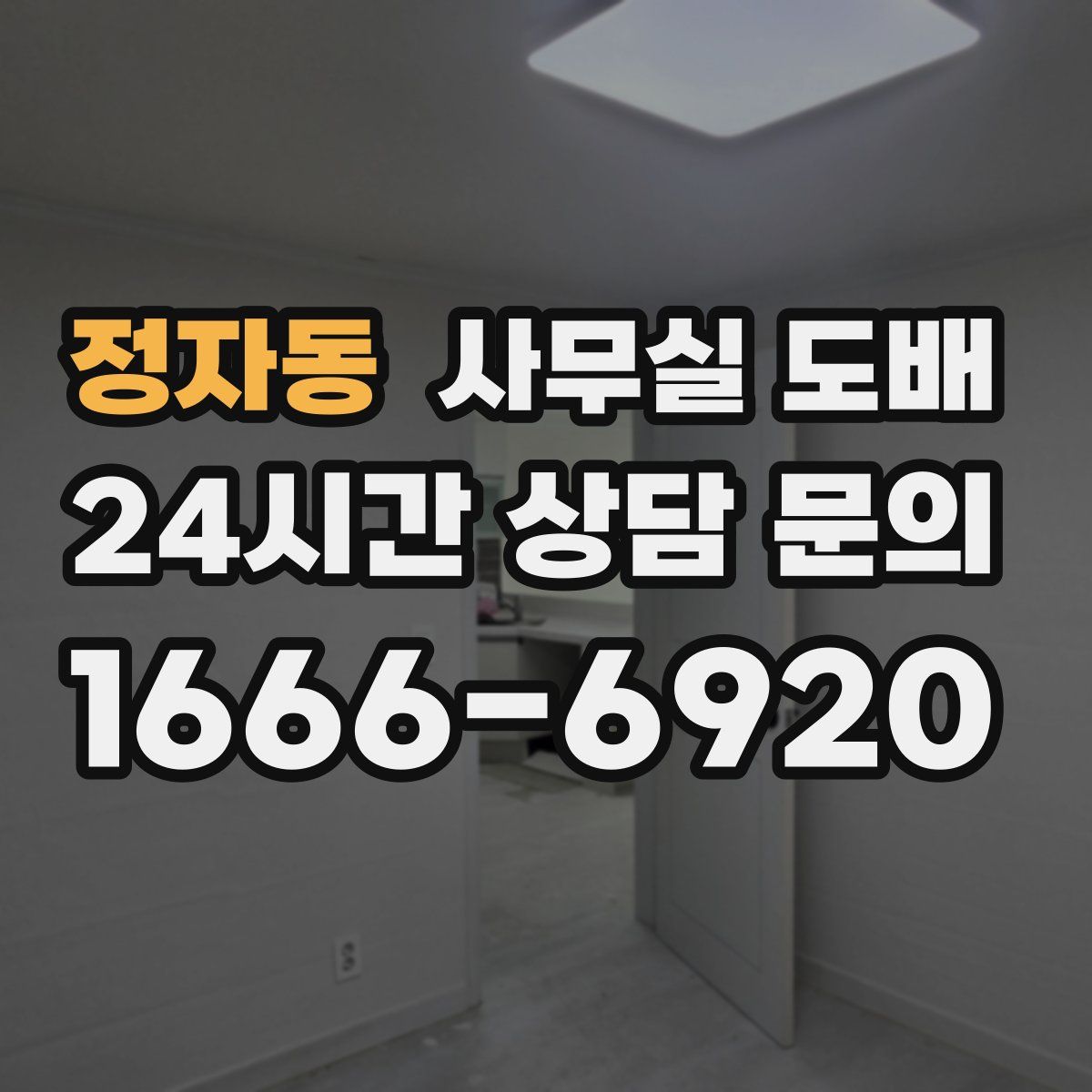 정자동 사무실 도배