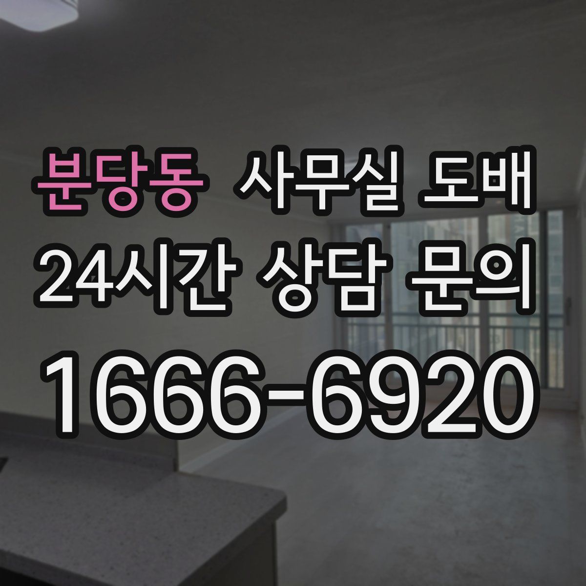 분당동 사무실 도배